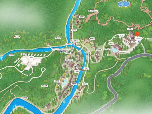 黄埔结合景区手绘地图智慧导览和720全景技术，可以让景区更加“动”起来，为游客提供更加身临其境的导览体验。